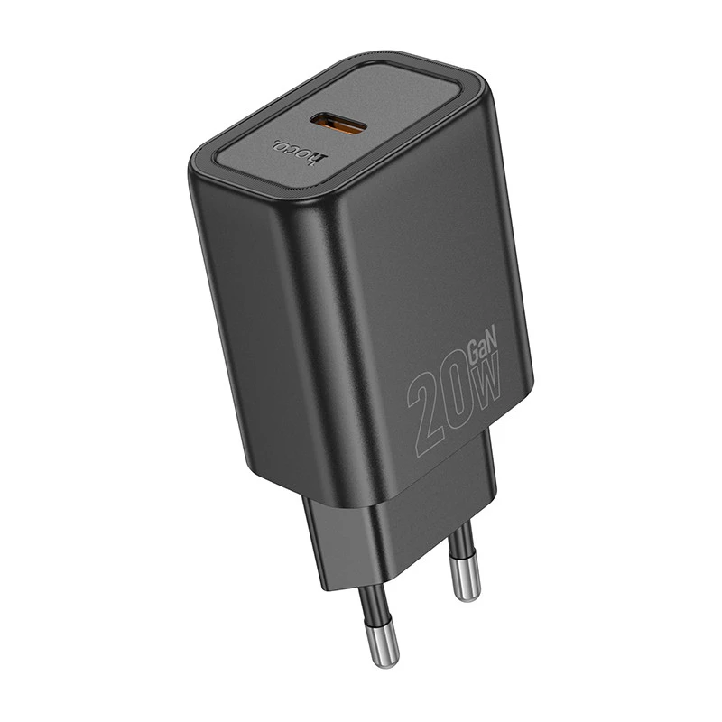 МЗП Hoco N60 Gentle PD20W (1USB-C) – Black. Фото 2 з 4