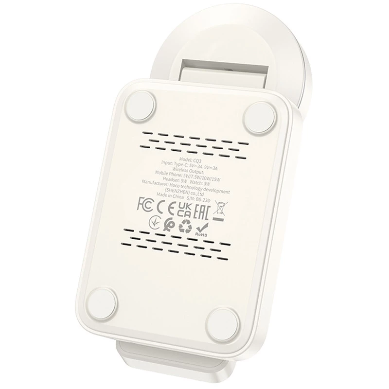 БЗП Hoco CQ3 Motorcycle 3-in1 – Milky White. Фото 2 з 5