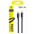 Дата кабель Baseus New Braided Type-C to Type-C 100W (1m) (E0426) – Cosmic Black. Фото 2 из 2