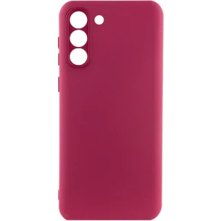 Чехол Silicone Case Lakshmi с закрытой камерой для Samsung Galaxy S23 — Бордовый / Marsala