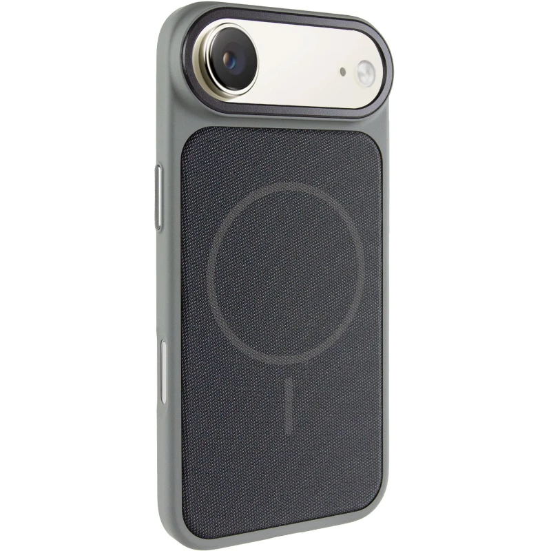 Чехол TPU TechWoven Hybrid with MagSafe для Apple iPhone 17 Air (6.5") – Grey / Black. Фото 1 из 7