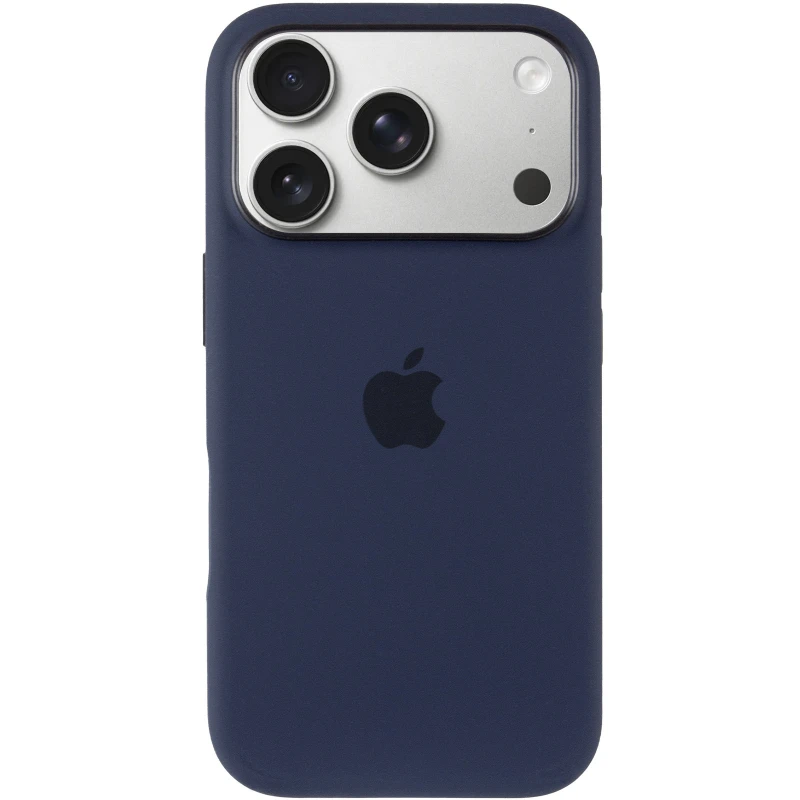 Чохол Silicone case (AAA) with Magsafe and Animation для Apple iPhone 17 Pro Max (6.9") – Midnight. Фото 5 з 8