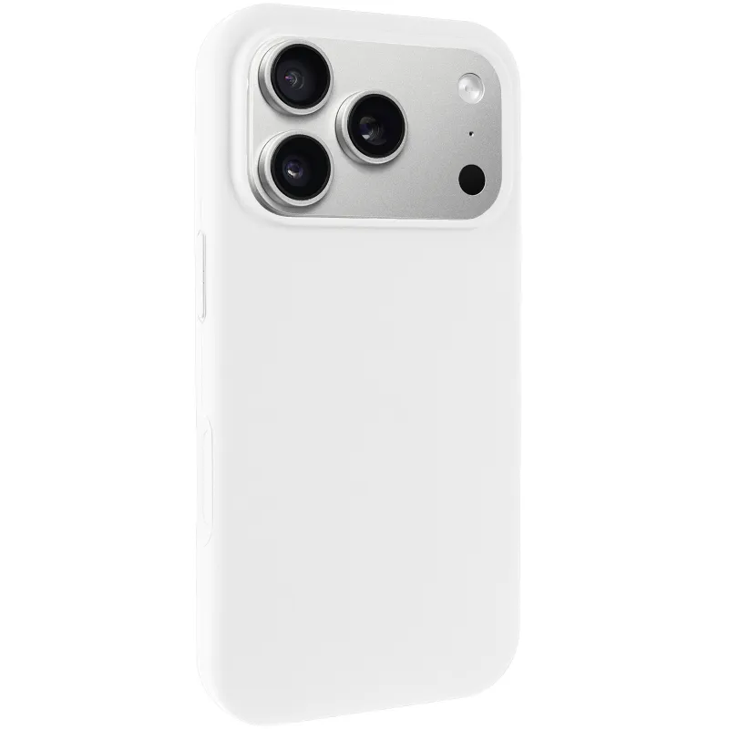 Чехол Silk Full Protective (AA) NO LOGO для Apple iPhone 17 Pro (6.3") – Белый / White. Фото 2 из 3