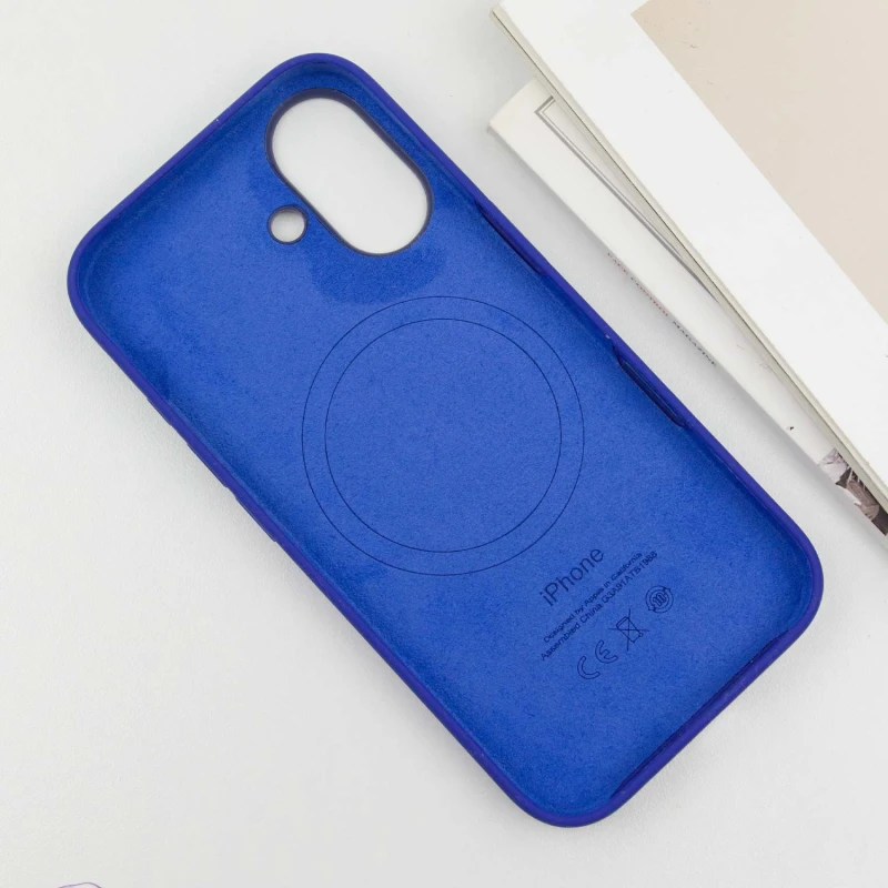 Силиконовый чехол ААА with Magsafe connection для Apple iPhone 16 Plus – Ultramarine. Фото 5 из 7