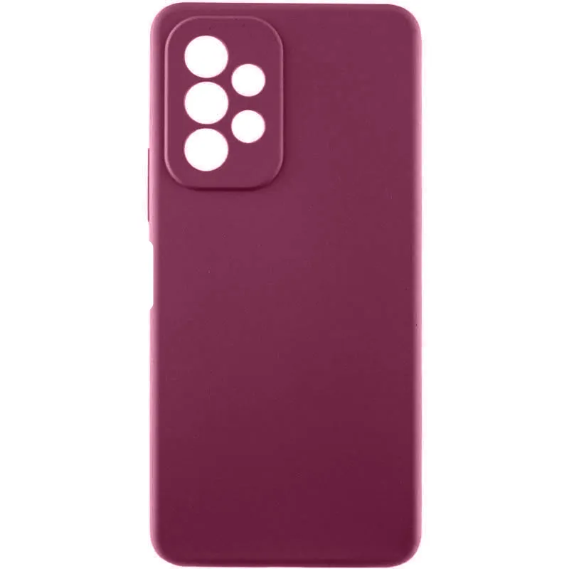 Чохол Silicone Case Lakshmi Premium із закритою камерою для Samsung Galaxy A23 4G – Бордовий / Plum. Фото 1 з 1