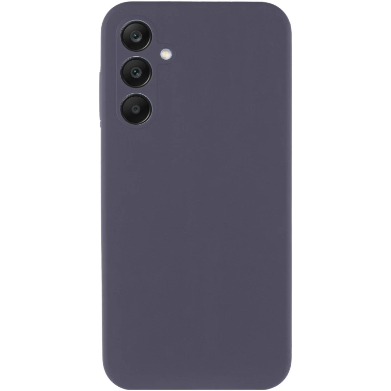 Чохол Silicone Case Lakshmi Premium із закритою камерою для Samsung Galaxy A56 5G – Сірий / Dark Gray. Фото 3 з 10