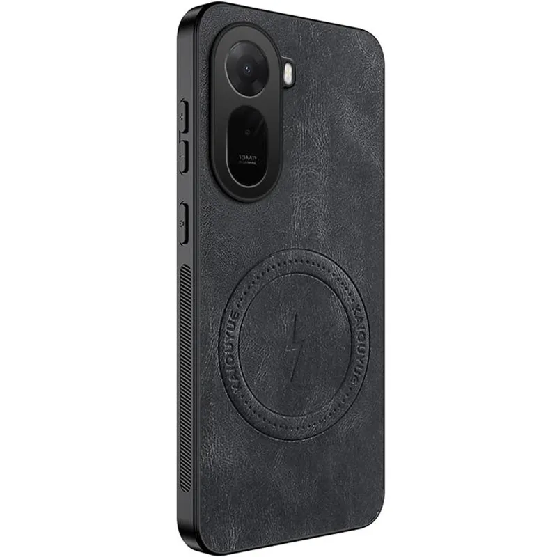 TPU+PC чохол Nappa Texture Magnetic Case для Xiaomi Redmi A7 Pro 4G – Black. Фото 1 з 1