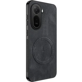 TPU+PC чохол Nappa Texture Magnetic Case для Xiaomi Redmi A7 Pro 4G — Black