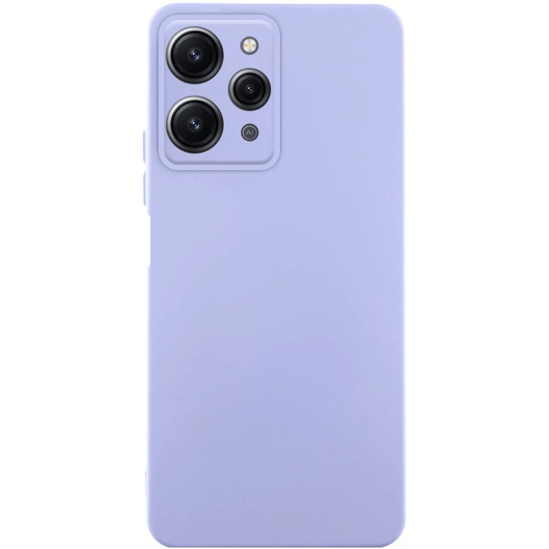 Чохол Silicone Case Lakshmi Plus з закритою камерою на Xiaomi Redmi 12 – Бузковий / Dasheen. Фото 1 з 8
