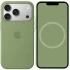 Чохол Silicone case (AAA) with Magsafe and Animation для Apple iPhone 17 Pro (6.3") – Light Moss. Фото 1 з 2