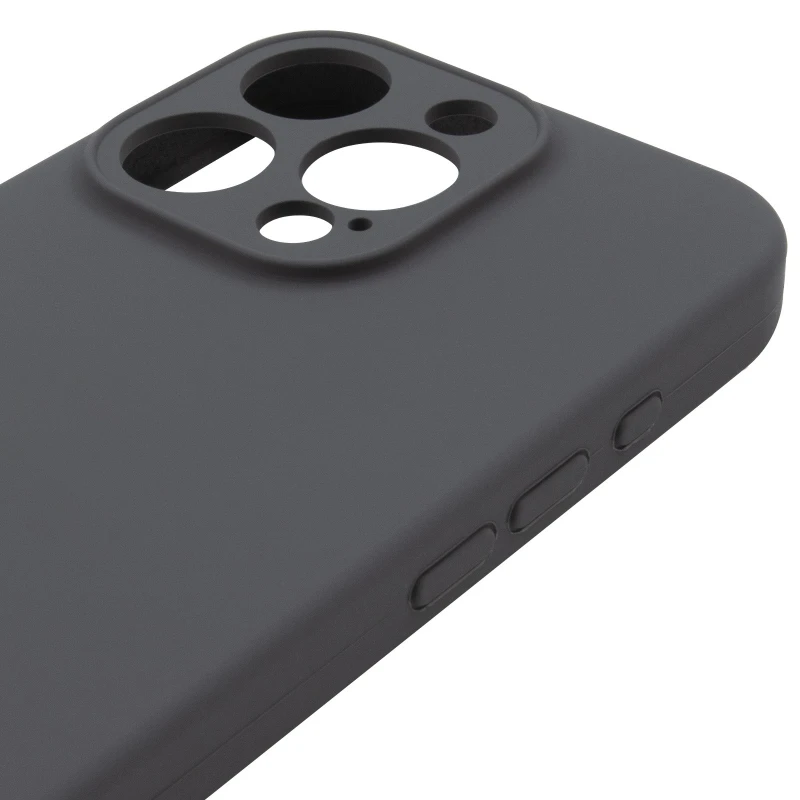 Чохол Silk Full Camera Protective (AA) NO LOGO для Apple iPhone 16 Pro – Сірий / Dark Gray. Фото 7 з 8