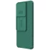 Карбоновая накладка Nillkin Pro со шторкой для камеры для Xiaomi Poco X6 – Deep Green. Фото 2 из 6