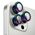 Металеве захисне скло на камеру на Apple iPhone 17 Pro (6.3") – Бузковий / Rainbow. Фото 12 з 12