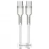 Дата кабель Baseus Cafule Series Metal Type-C to Type-C 100W (1m) – Білий. Фото 1 з 2
