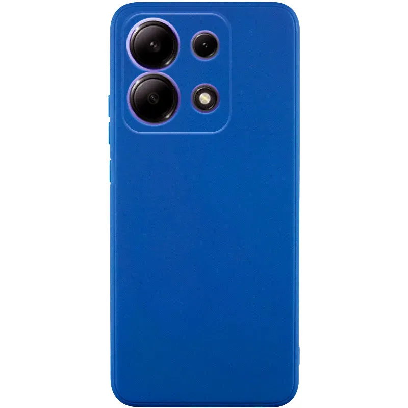 Цветной силиконовый чехол с защитой камеры для Xiaomi Redmi 15C (Global) – Синий / Dark Blue. Фото 1 из 1