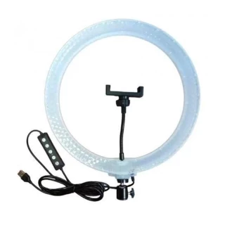 Кольцевая LED лампа RGB 3D-36 120 диодов, 24 RGB, 36 см 14" фото 1 из 1