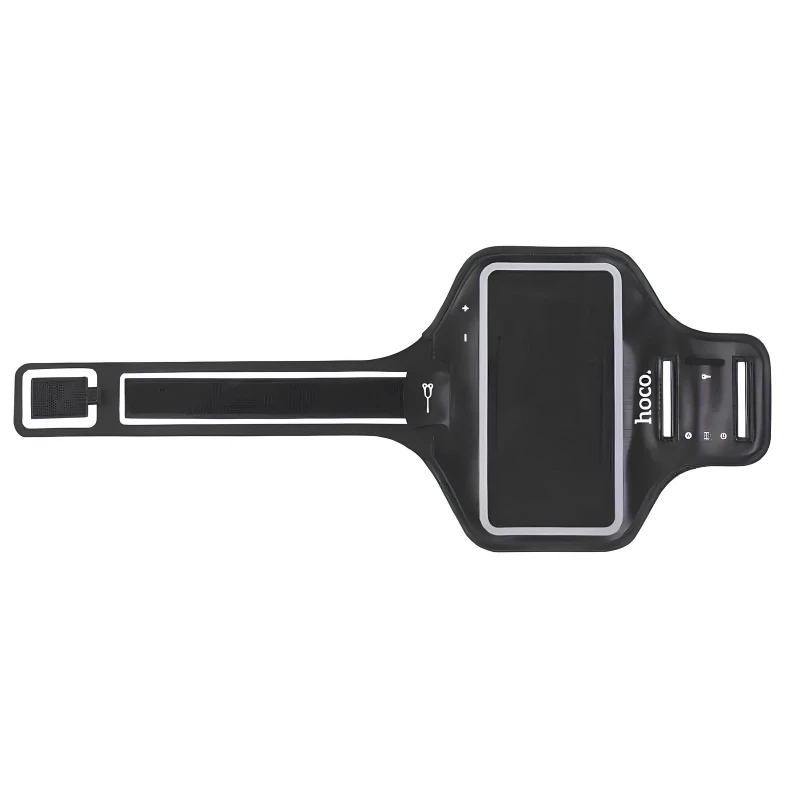 Чехол на руку Hoco BAG01 sports arm bag – Black. Фото 2 из 6