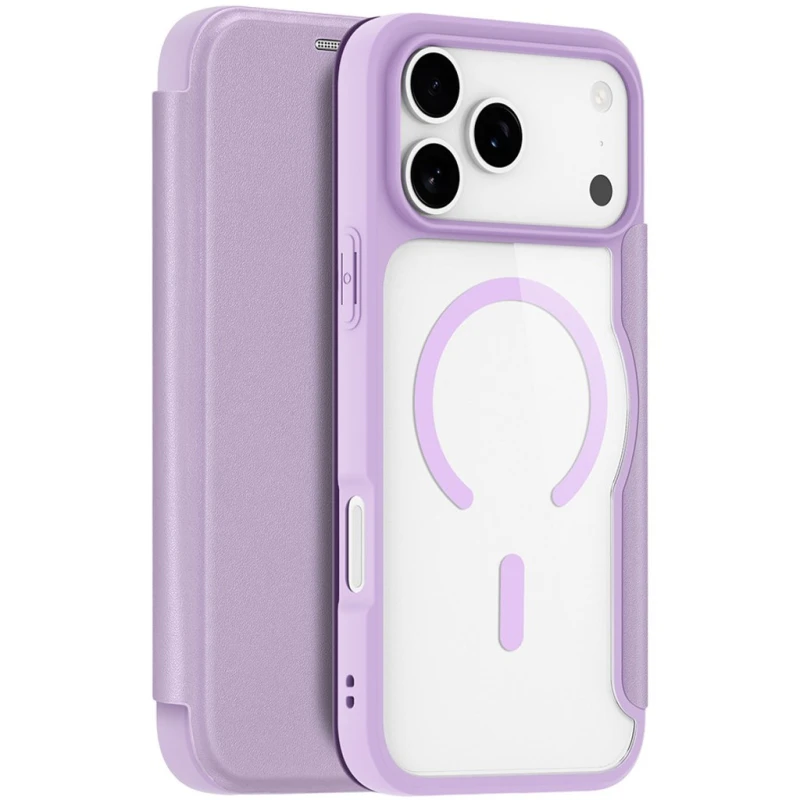Чехол книжка Dux Ducis з MagSafe на Apple iPhone 17 Pro (6.3") – Purple. Фото 2 из 4