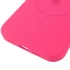 Чехол Silicone Case Full Protective (AA) V2 with MagSafe для Apple iPhone 15 (6.1") – Розовый / Barbie pink. Фото 6 из 6