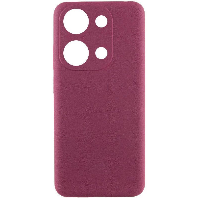 

Чехол Silicone Case Lakshmi Premium з закритою камерою на Xiaomi Redmi Note 13 4G (Бордовый / Plum), Бордовий / plum