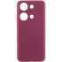 Чохол Silicone Case Lakshmi Premium з закритою камерою на Xiaomi Redmi Note 13 4G – Бордовий / Plum. Фото 1 з 3