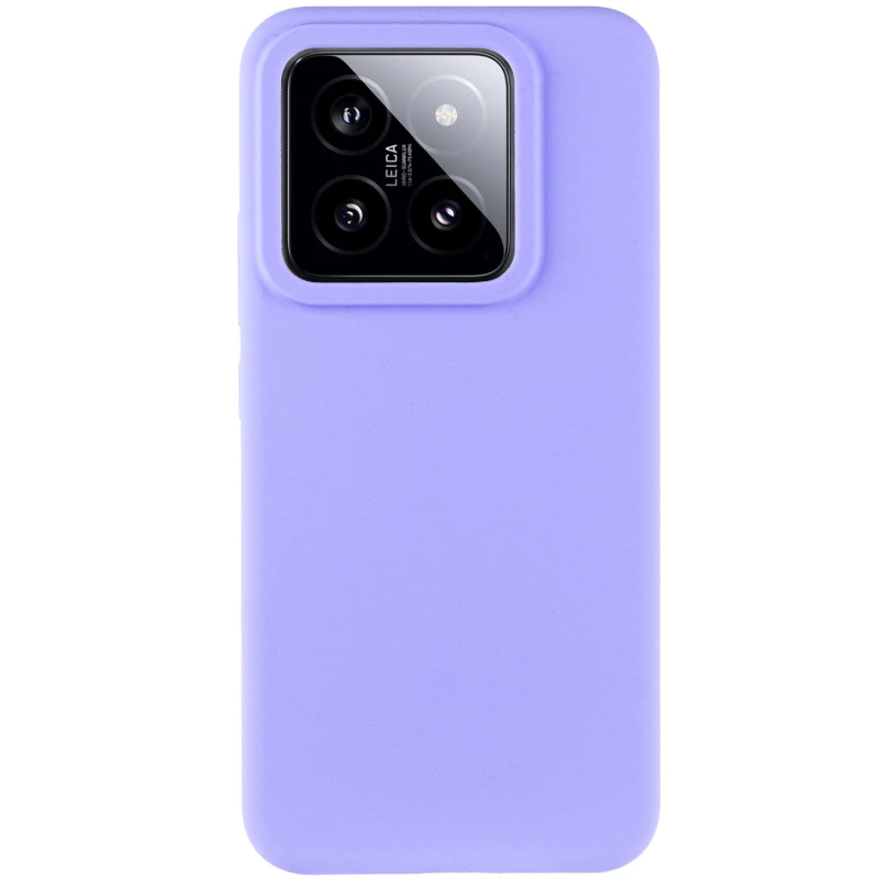Чехол Silicone Case Lakshmi Premium на Xiaomi 14 Pro – Сиреневый / Dasheen. Фото 4 из 13
