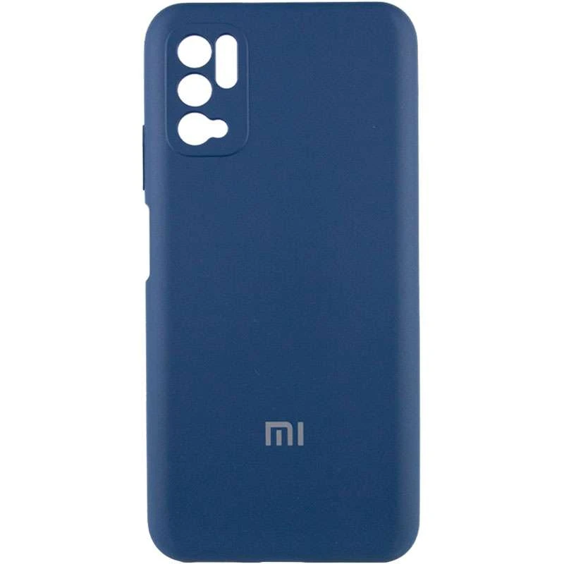 

Чохол Silicone Case з закритим низом та захистом камери на Xiaomi Poco M3 Pro 4G / 5G (Синій / Navy Blue)