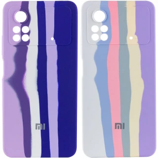 Чохол Silicone Case Райдуга з закритим низом на Xiaomi Poco X4 Pro 5G фото 1 з 2