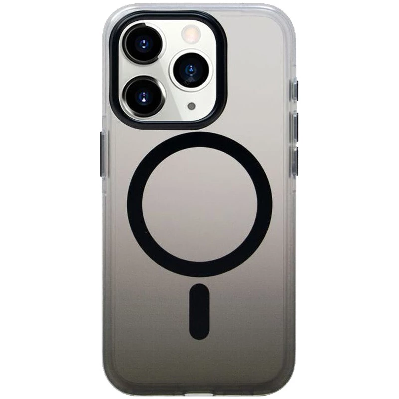 Чохол TPU+PC Shadow with MagSafe для Apple iPhone 14 Pro (6.1") – Black. Фото 2 з 8