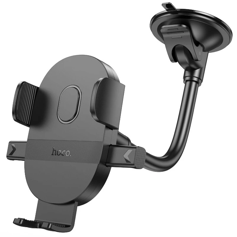 Автотримач Hoco H20 Mighty one-button (windshield) – Black. Фото 1 з 7