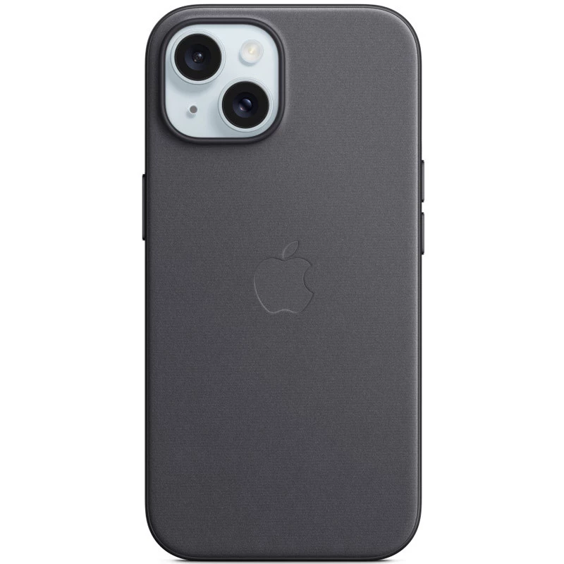 

Чохол FineWoven with MagSafe для Apple iPhone 15 (6.1") (Black)