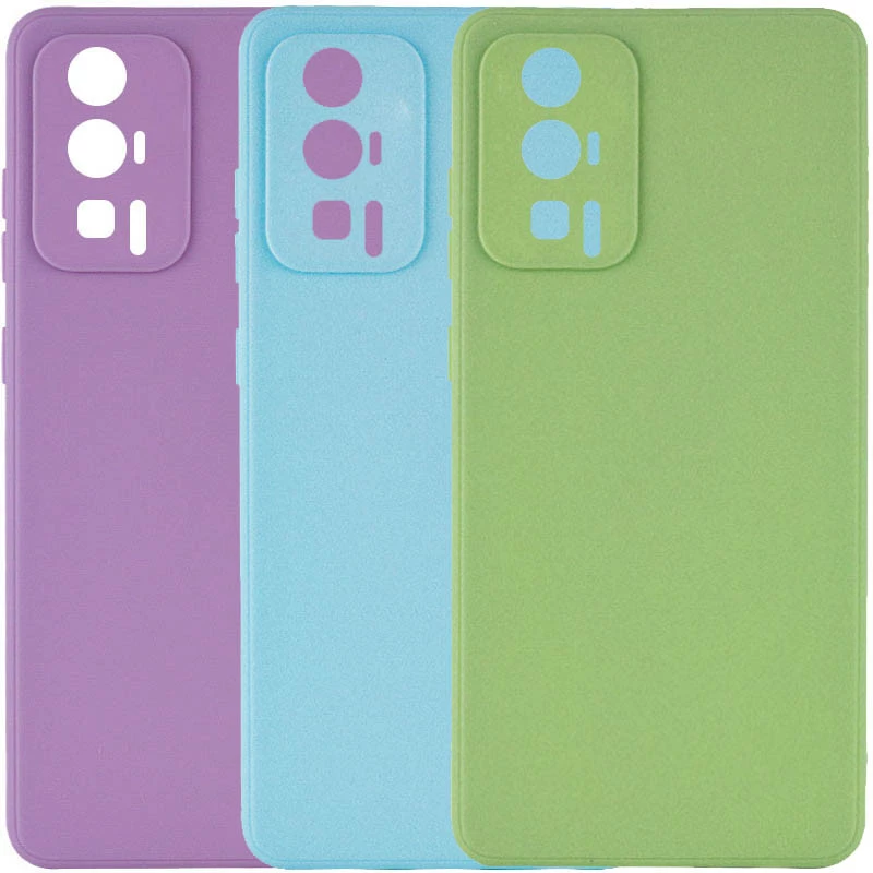 Кольоровий силіконовий чохол із захистом камери на Xiaomi Poco F5 Pro фото 1 з 1