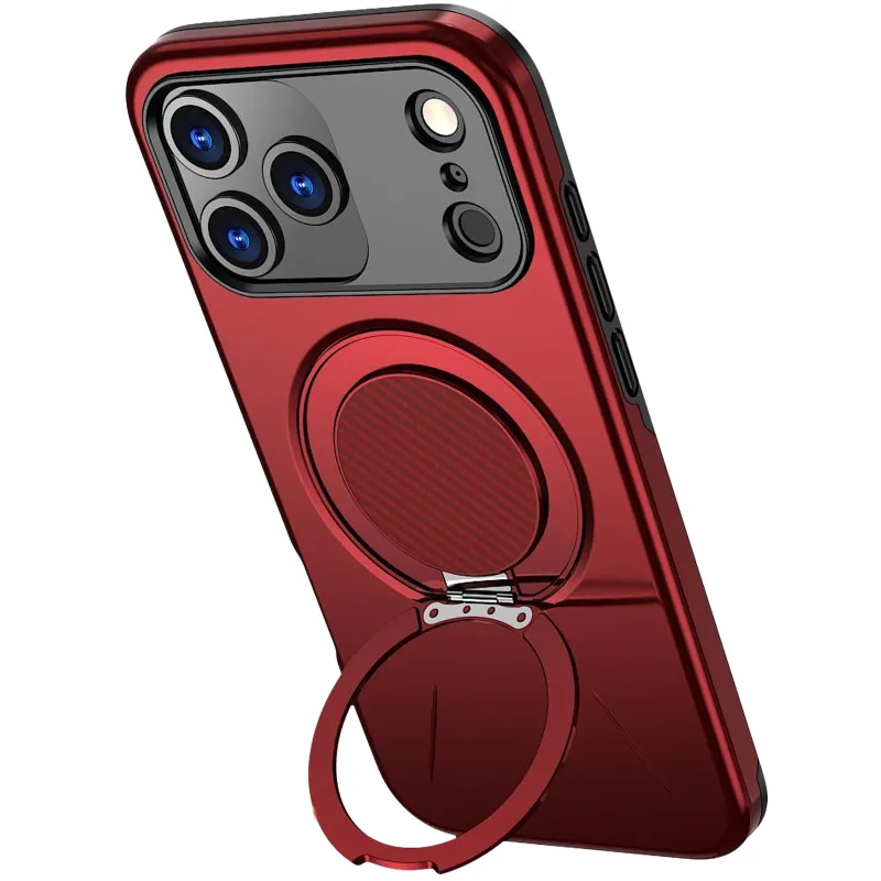 TPU+PC чохол Kalebol Magnetic Case для Apple iPhone 17 Pro – Red. Фото 3 з 3