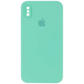 Чехол Silicone Case Square с защитой камеры для Apple iPhone XS Max (6.5") фото 1 из 1