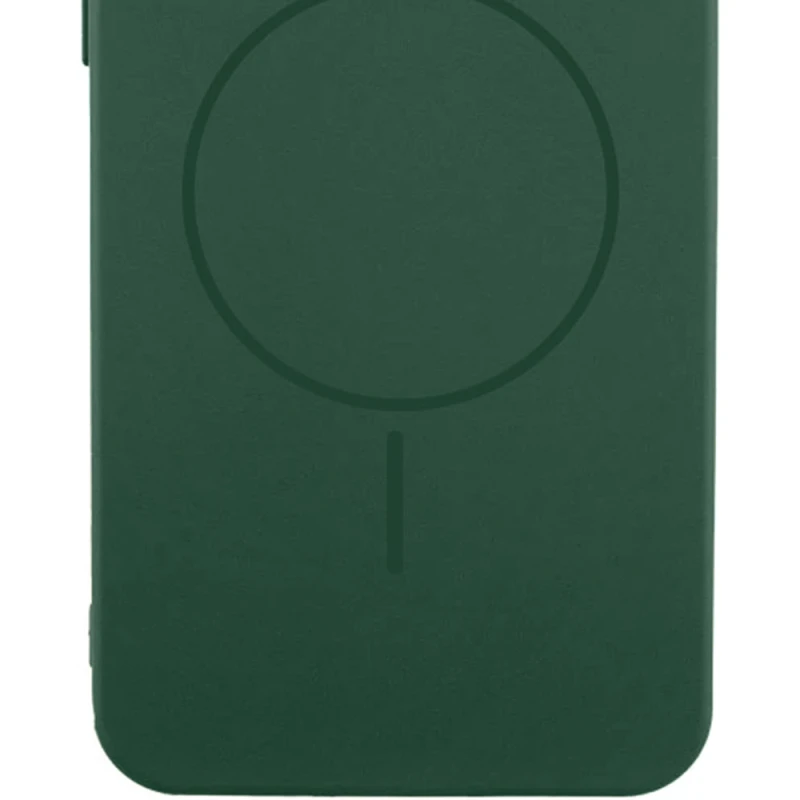 Силіконовий чохол Lakshmi MagFit з захистом камери для Samsung Galaxy A57 5G – Зелений / Dark green. Фото 2 з 4