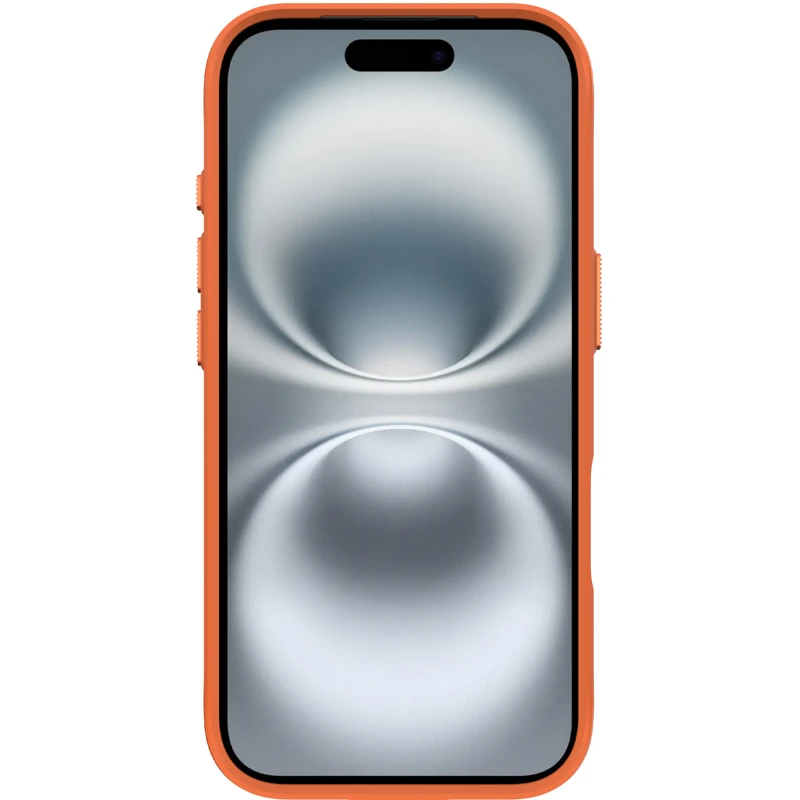 TPU+PC чохол Space Taurustar Magsafe with kickstand для Apple iPhone 17 (6.3") – Orange. Фото 4 з 7