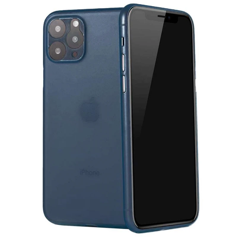 

Пластикова накладка LikGus ультратонка 0,3 на Apple iPhone 11 Pro (5.8") (Синій)