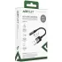 Перехідник Acefast J13 USB male to AUX 3.5mm female – Black. Фото 2 з 5