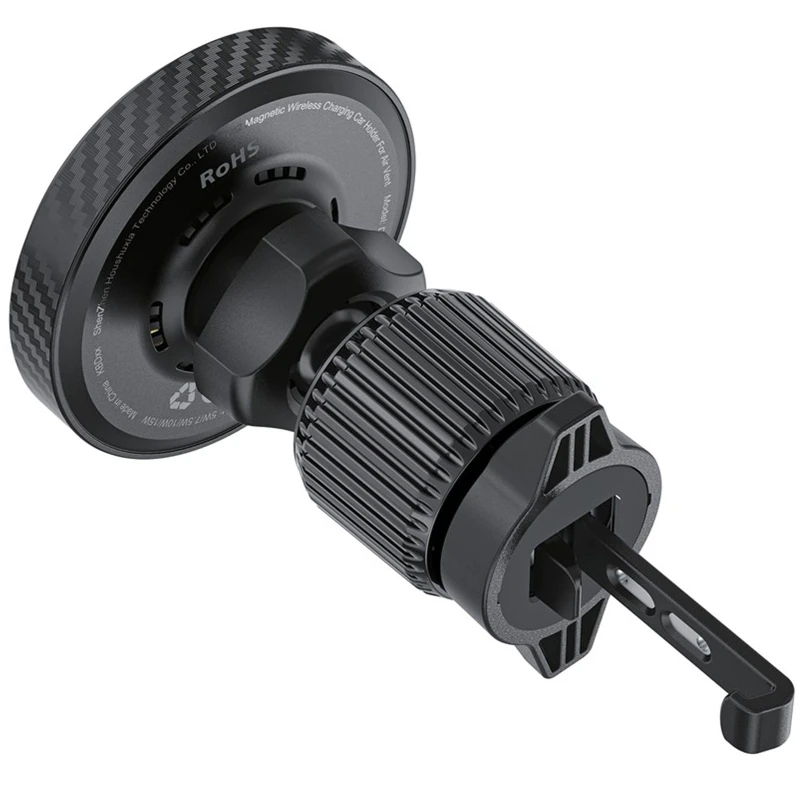 Автотримач з БЗП Acefast D33 Qi2 Magnetic Wireless Charging 15W – Black. Фото 3 з 5