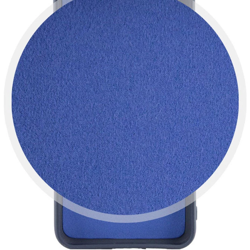 Чохол Silicone Case Lakshmi з закритою камерою на Xiaomi Redmi A3 – Синій / Midnight Blue. Фото 3 з 4