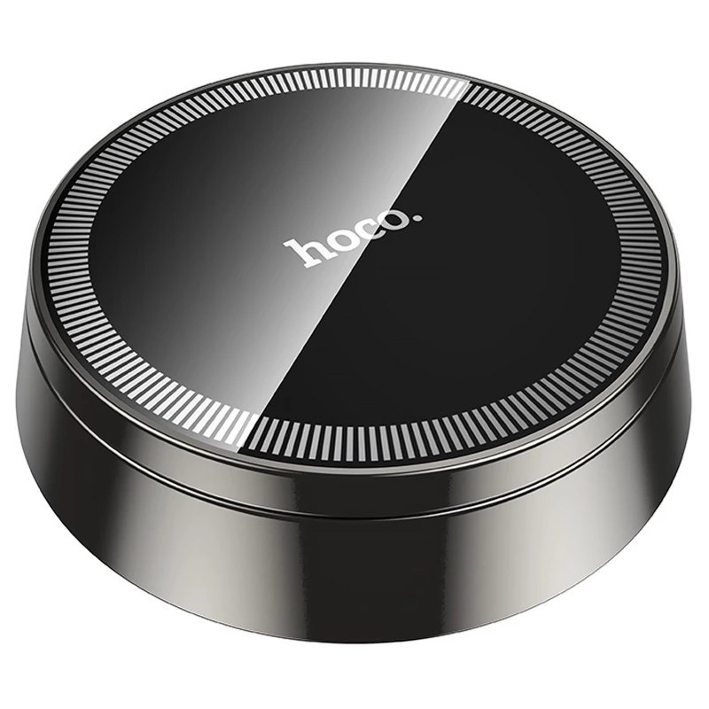 Автотримач Hoco H83 Metal ring magnetic (center console) – Metal grey. Фото 4 з 6