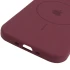 Чохол Silicone Case Full Protective (AA) V2 with MagSafe для Apple iPhone 17 Air (6.5") – Бордовий / Plum. Фото 10 з 11
