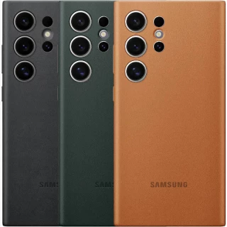 Кожаный чехол Leather Case Premium для Samsung Galaxy S25 Ultra фото 1 Кожаный чехол Leather Case Premium для Samsung Galaxy S25 Ultra фото 1 из 3