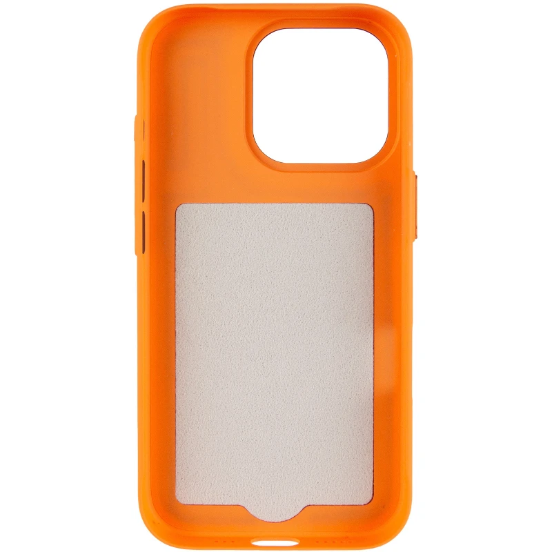 Чохол TPU TechWoven Hybrid with MagSafe для Apple iPhone 15 Pro Max (6.7") – Orange / Brown. Фото 5 з 7