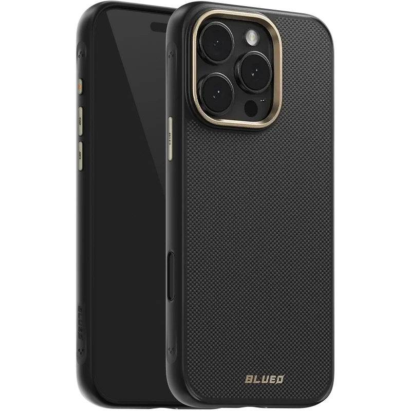 TPU+PC чехол Blueo Aramid Fiber with MagSafe для Apple iPhone 16 Pro Max фото 2 из 2