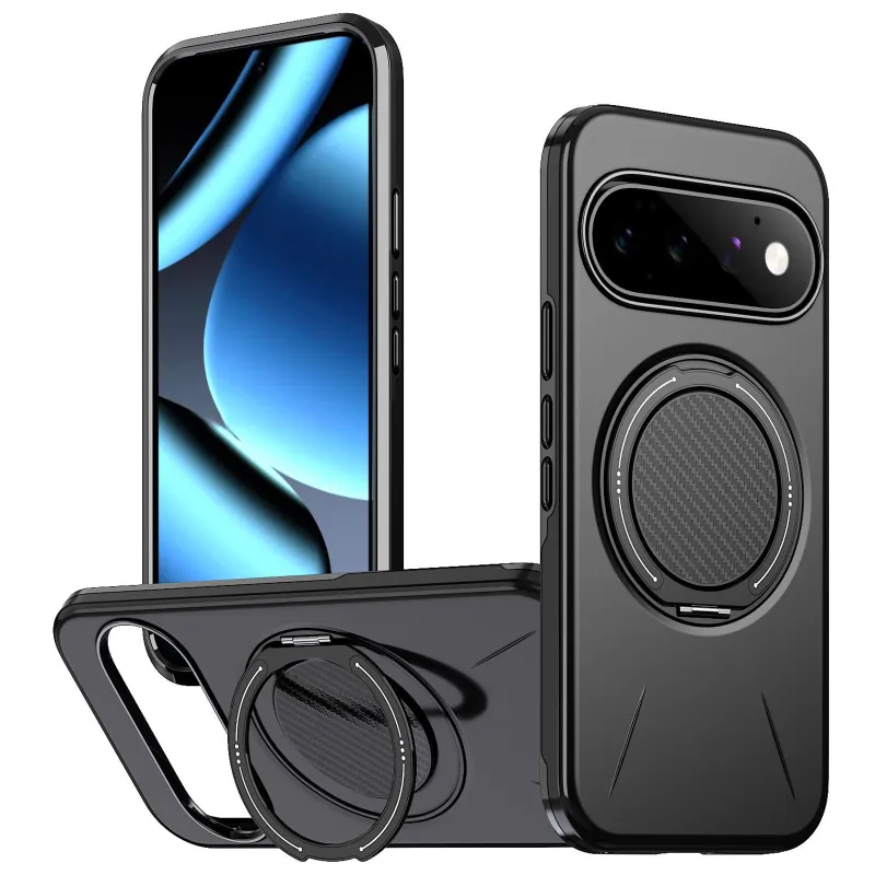 TPU+PC чохол Kalebol Magnetic Case для Google Pixel 11 – Black. Фото 2 з 3