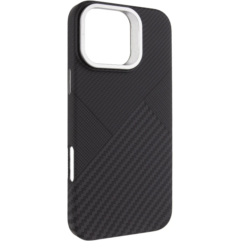 TPU чехол Pixel Craft with MagSafe для Apple iPhone 16 – Graphite Flow. Фото 2 из 8