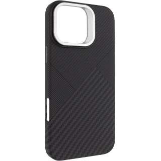TPU чехол Pixel Craft with MagSafe для Apple iPhone 16 — Graphite Flow