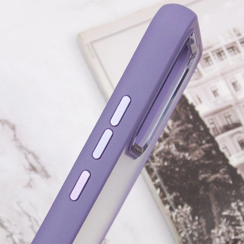 Захистний чохол TPU+PC матовий на Xiaomi Redmi 13C – Lavender. Фото 4 з 5
