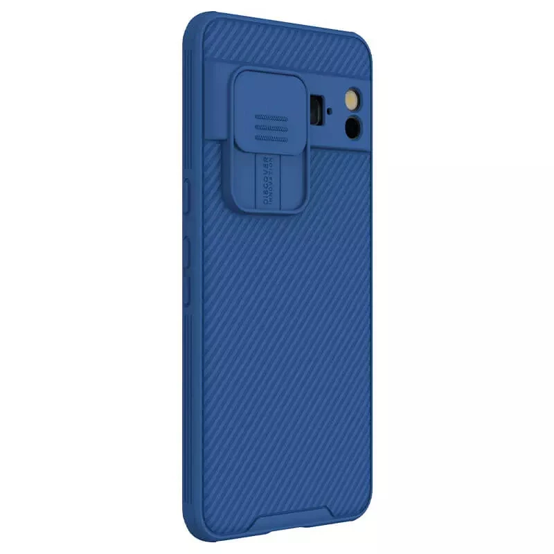 Карбована накладка Nillkin Pro зі шторкою для камери на Google Pixel 8 Pro – Blue. Фото 5 з 8